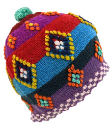 multi color beanie