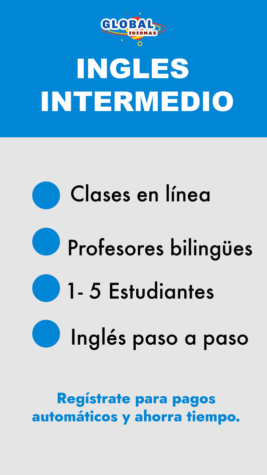 Inglés - INTERMEDIO