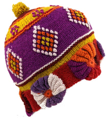 purple hat